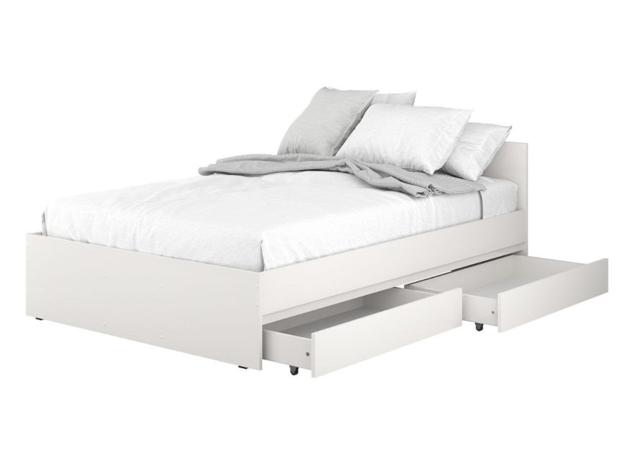 Сити Кровать с ящиками КР-56 1600 (белый) МФ Ваша Мебель